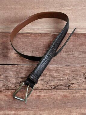 BROOKS BROTHERS Men's 346 Brown Leather Belt size 34